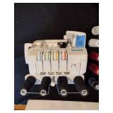 Baby lock protégé sowing machine with 26 rolls of thread
