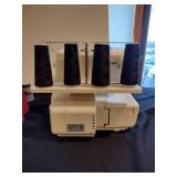 Baby lock protégé sowing machine with 26 rolls of thread