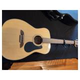Alvarez acoustic guitar RF210 NAT hard case and wall mount included