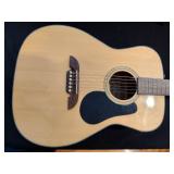 Alvarez acoustic guitar RF210 NAT hard case and wall mount included