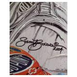 Sam bass autographed car hood certified