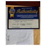 Certified Steph curry signed basketball