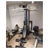 Hoist cable exercise equipment