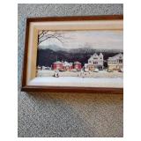 The Norman Rockwell gallery 1992 Main Street stock bridge canvas