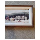 The Norman Rockwell gallery 1992 Main Street stock bridge canvas