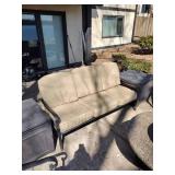 Patio furniture with propane fire pit