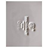 Ceramic and crystal. Mikasa and Pfaltzgraff serving dishes.