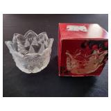 Ceramic and crystal. Mikasa and Pfaltzgraff serving dishes.