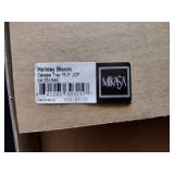 Ceramic and crystal. Mikasa and Pfaltzgraff serving dishes.