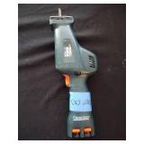 Power tools, SKILSAW, Black and Decker Sawzaw, and hand saws.