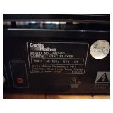 Vintage Stereo equipment, Curtis Mathis tuner, amplifier equalizer, cd player and panasonic 4head hi-fi stereo VHS.