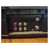 Vintage Stereo equipment, Curtis Mathis tuner, amplifier equalizer, cd player and panasonic 4head hi-fi stereo VHS.