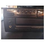 Vintage CD player with 300 CDs, and corresponding music folder from 1970s-early 2000s, Sony DVD player and recorder, and CD player