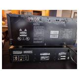 Vintage CD player with 300 CDs, and corresponding music folder from 1970s-early 2000s, Sony DVD player and recorder, and CD player