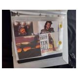 Vintage CD player with 300 CDs, and corresponding music folder from 1970s-early 2000s, Sony DVD player and recorder, and CD player