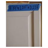 2 White IKEA shelves