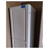 2 White IKEA shelves