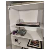 3 IKEA shelves with mirror