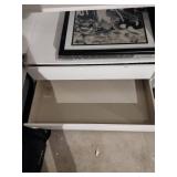 3 IKEA shelves with mirror