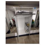 3 IKEA shelves with mirror