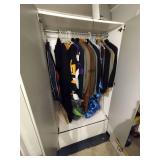 3 IKEA shelves with mirror