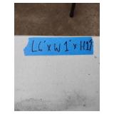 6 plastic white foldable benches