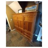 Vintage  Wood entertainment center