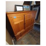 Vintage  Wood entertainment center