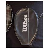 Wilson, prince, and slazenger tennis rackets