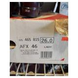 Ski and snow board boots. Nordica and Tyrolia ski bindings.