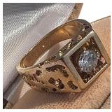 14K Gold Diamond Ring