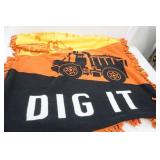 "Dig It" fleece blanket