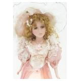 light-up porcelain doll 19" tall