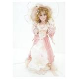 light-up porcelain doll 19" tall
