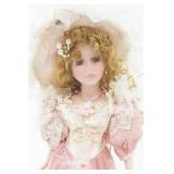 light-up porcelain doll 19" tall