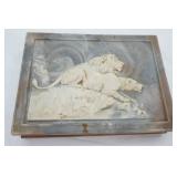 Marble Covered Jewelry Box 10"x7.5"