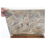 Marble Covered Jewelry Box 10"x7.5"