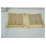 vintage wall art (4pcs 10"x10"