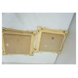 vintage wall art (4pcs 10"x10"