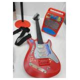Kids Guitar & Power Amplifier with Microphone and stand