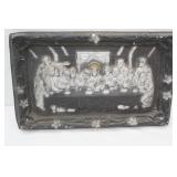 3D cast ceramic "The Last Supper" 15"x9"
