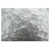 Vintage Serving Tray & decorative metal plate with stand