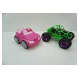 Barbie Convertible & Monster Jam monster truck