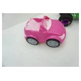 Barbie Convertible & Monster Jam monster truck