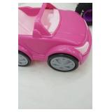 Barbie Convertible & Monster Jam monster truck