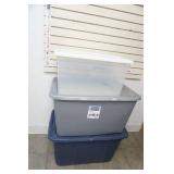 3 totes & Lids