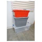 3 totes & Lids