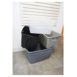 4 totes without lids