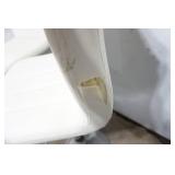 White Padded Bar Stools (2ct)