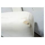 White Padded Bar Stools (2ct)